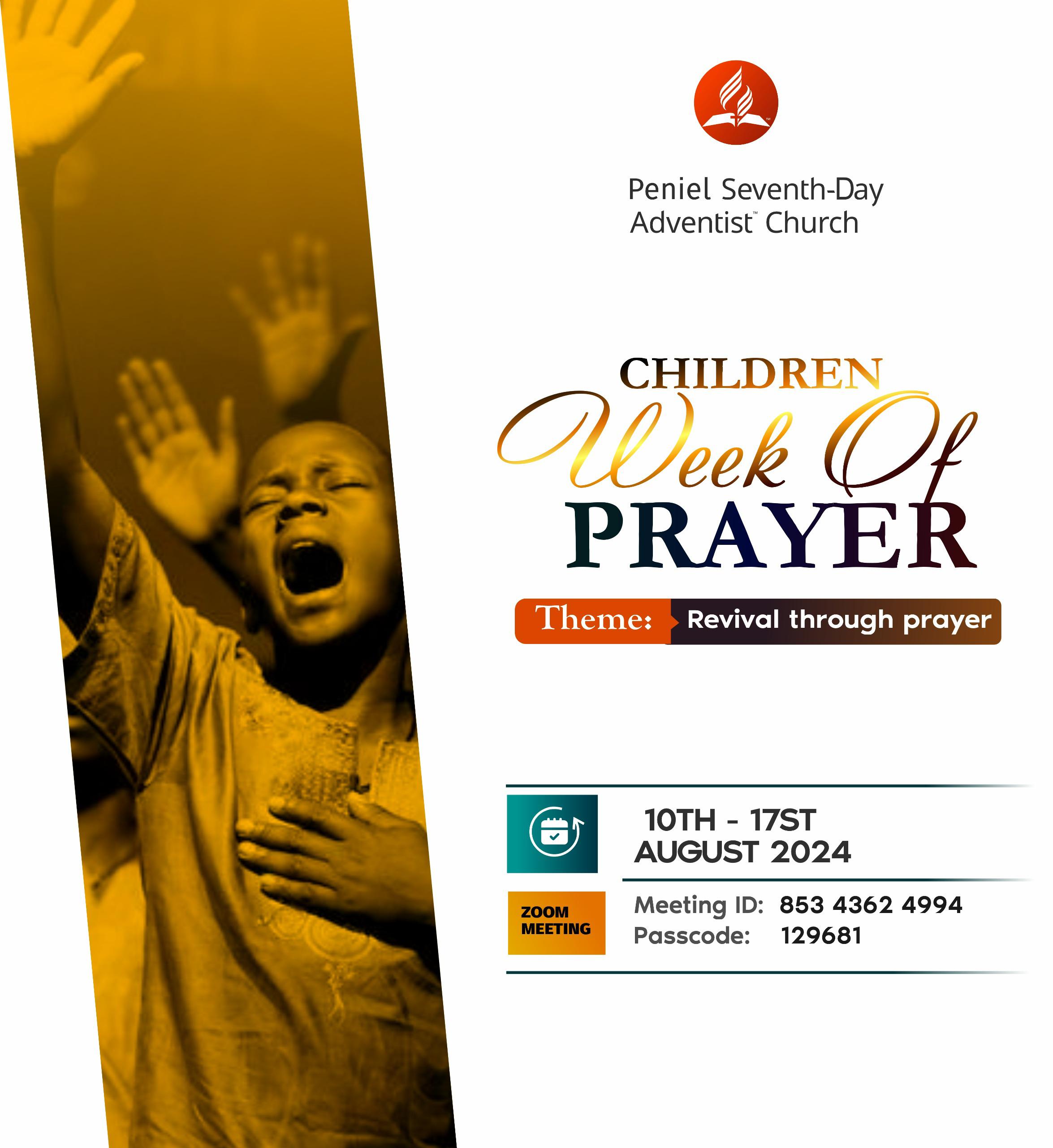 Children Week of Prayer (Revival through Prayer)